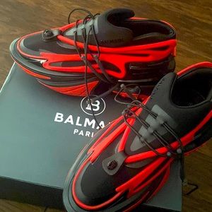 Never worn Balmain Unicorn Sneakers size 46 EU / 12 US